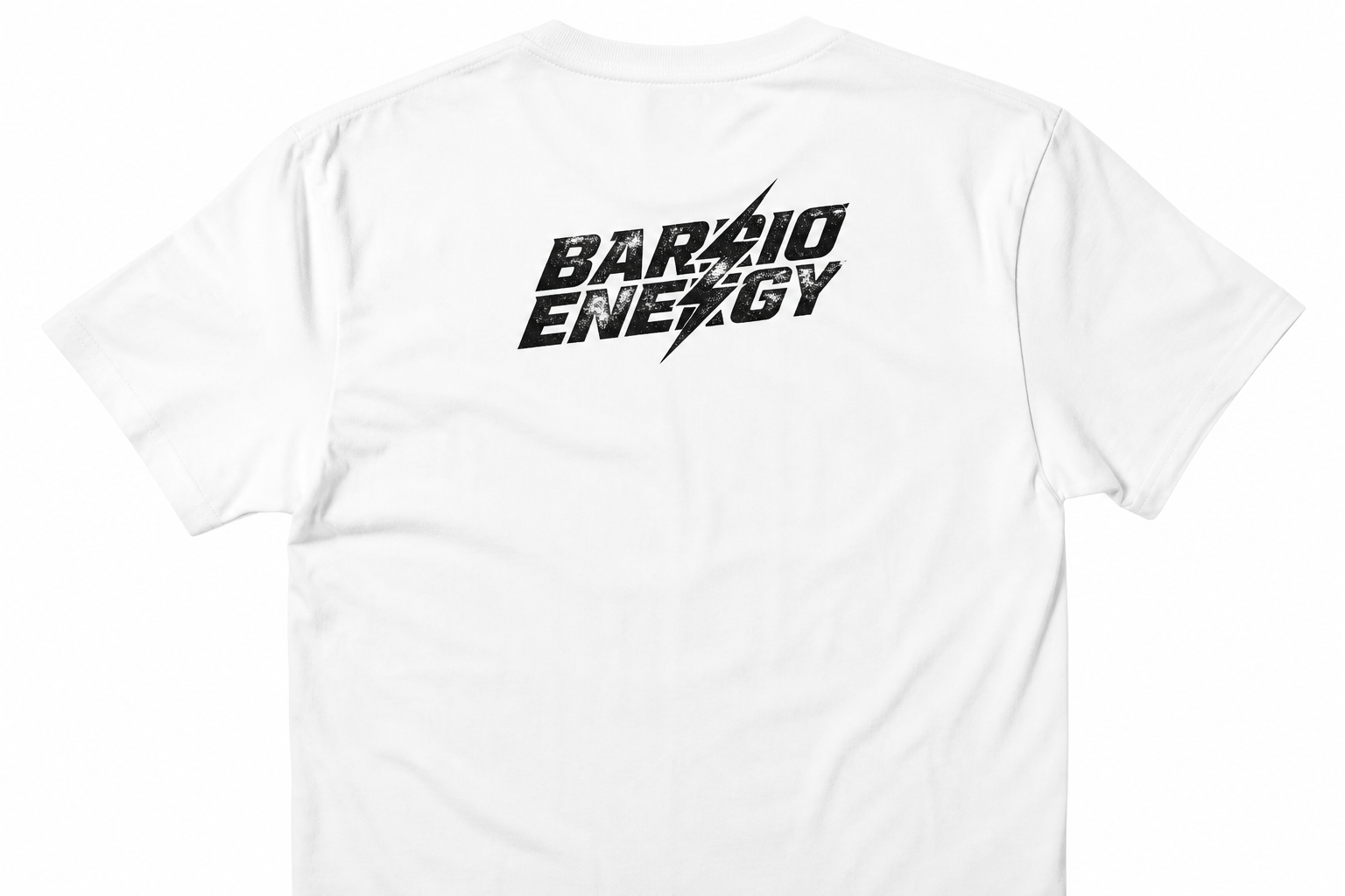 White shirt back mockup