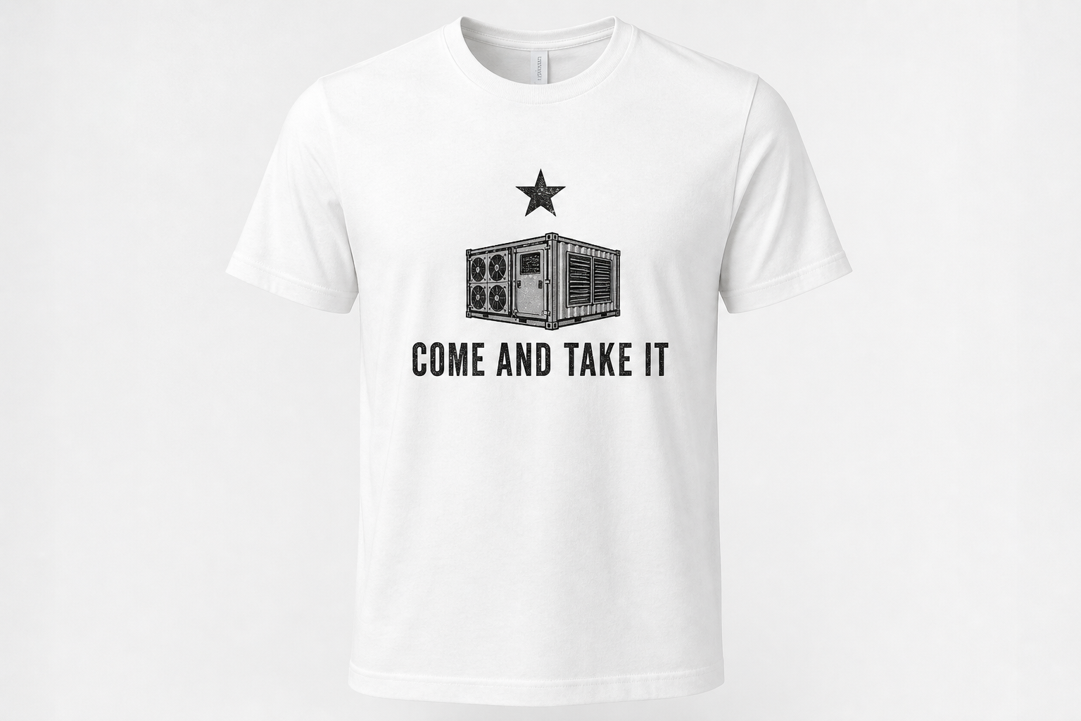 White shirt front mockup
